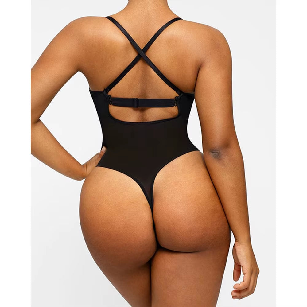 Women's Slimming Bodysuit with Butt-Lifting and Tummy Control - Seamless One-Piece Shapewear