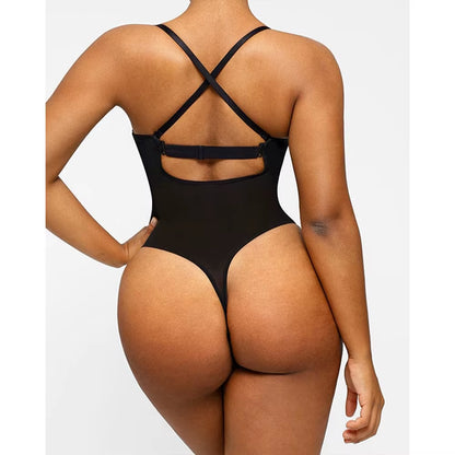 Women's Slimming Bodysuit with Butt-Lifting and Tummy Control - Seamless One-Piece Shapewear