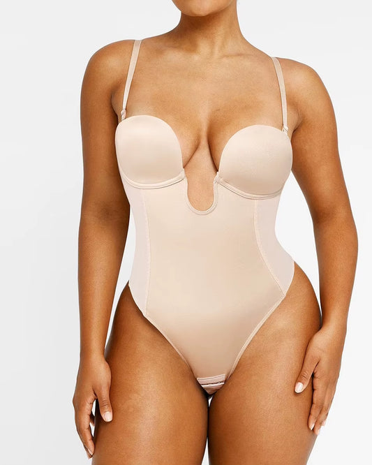 Women's Slimming Bodysuit with Butt-Lifting and Tummy Control - Seamless One-Piece Shapewear
