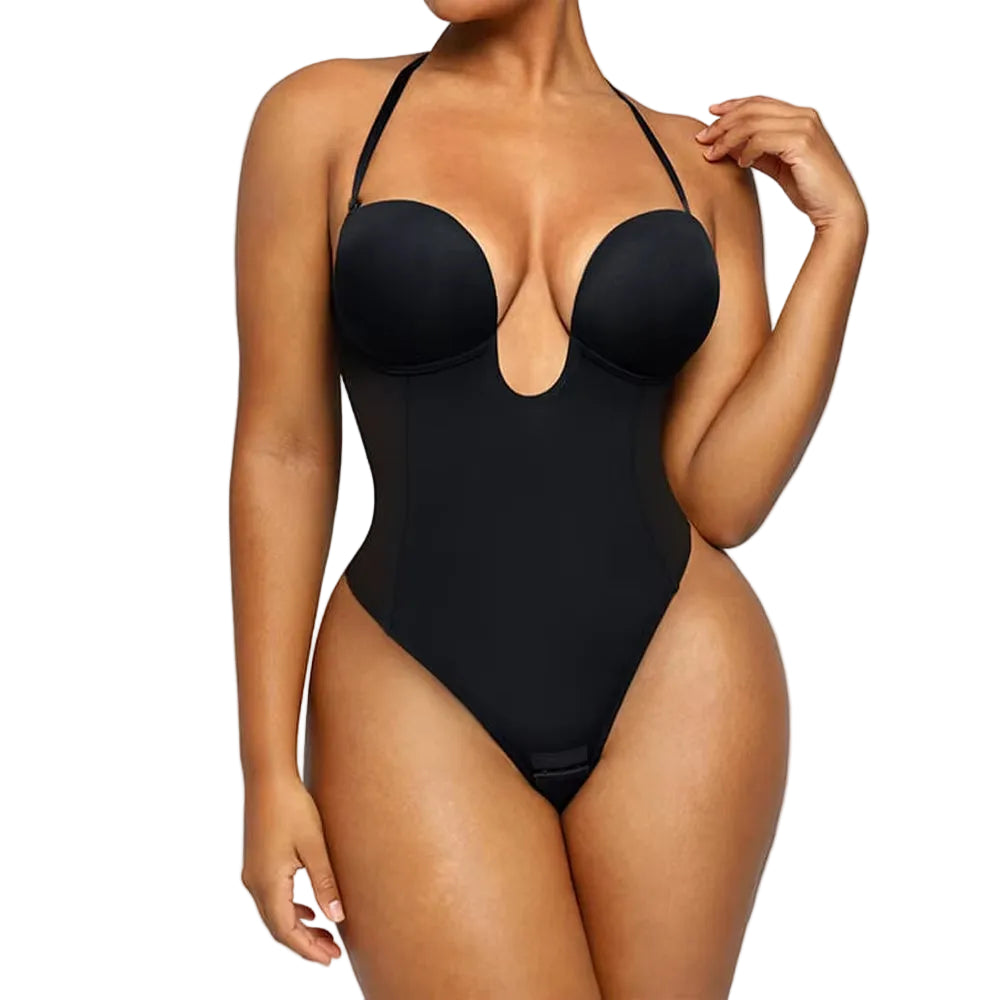 Women's Slimming Bodysuit with Butt-Lifting and Tummy Control - Seamless One-Piece Shapewear