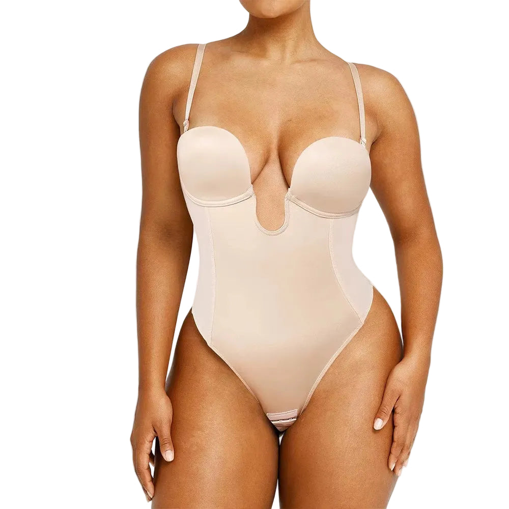 Women's Slimming Bodysuit with Butt-Lifting and Tummy Control - Seamless One-Piece Shapewear