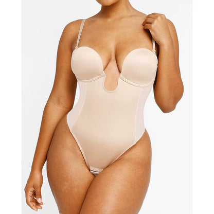 Women's Slimming Bodysuit with Butt-Lifting and Tummy Control - Seamless One-Piece Shapewear